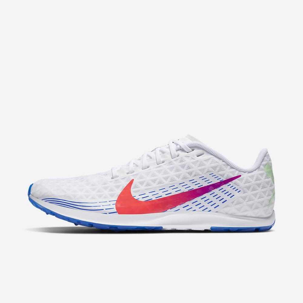 Pointes Athlétisme Nike Zoom Rival Waffle Blanche 8421-795 White/Black/Hyper Jade/Flash Crimson Femme | UGX-74585452